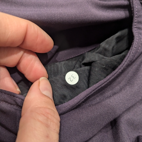 Lululemon ABC Pant Classic 28" Black Plum Waist 32" Warpsteme - Picture 6 of 9